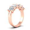 Load image into Gallery viewer, five-stone-emerald-cut-diamond-band-4-ct-in-rose-gold-fdwb8008emangle2-4.00ct-nl-rg