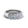 Load image into Gallery viewer, five-stone-radiant-diamond-anniversary-band-2-ct.-in-platinum-FD8008RABHAND-2CT-NL-WG.jpg
