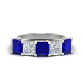 Thumbnail 31 - five-stone-sapphire-ring-princess-cut-4-carat-in-white-gold-fdwb8008prgsablsleep-4.00ct-nl-wg