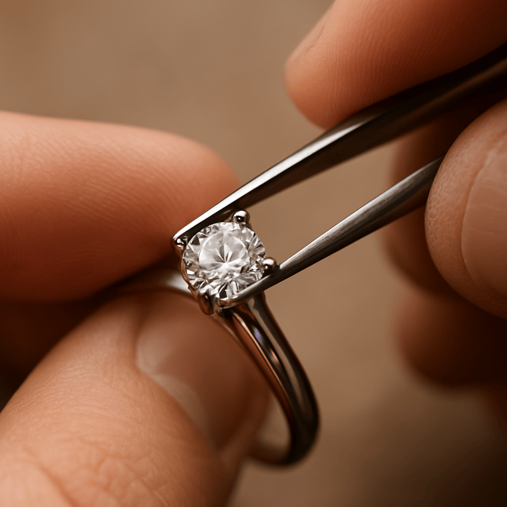 fixing center stone setting