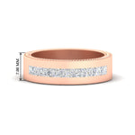 Load image into Gallery viewer, flat-channel-milgrain-diamond-wedding-band-in-fdm9153-nl-rg-hw
