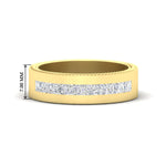 Load image into Gallery viewer, flat-channel-milgrain-diamond-wedding-band-in-fdm9153-nl-yg-hw

