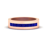 Load image into Gallery viewer, flat-channel-milgrain-sapphire-wedding-band-in-fdm9153gsabl-nl-rg

