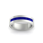 Load image into Gallery viewer, flat-channel-milgrain-sapphire-wedding-band-in-fdm9153gsablangle5-nl-wg
