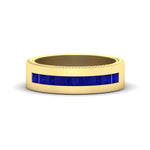 Load image into Gallery viewer, flat-channel-milgrain-sapphire-wedding-band-in-fdm9153gsabl-nl-yg
