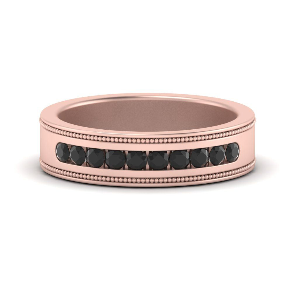 flat-milgrain-mens-black-diamond-wedding-band-in-rose-gold-fd10390bgblackangle5-nl-rg