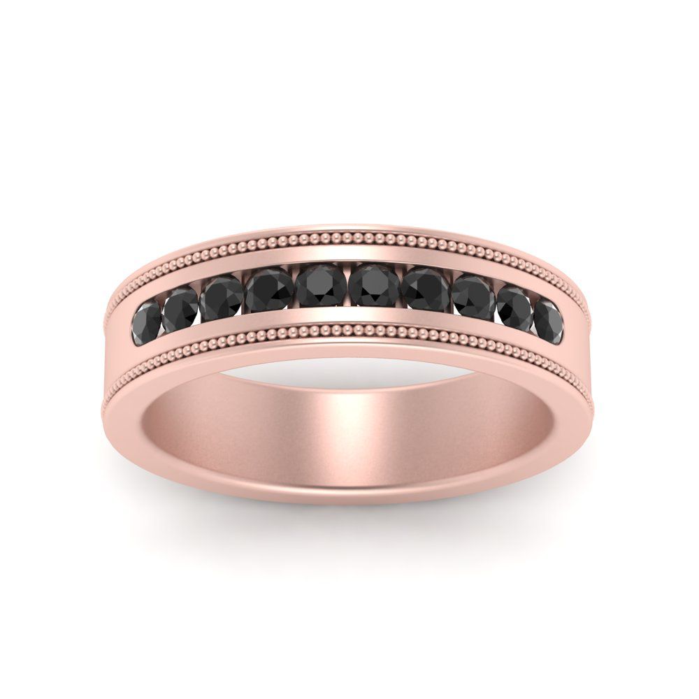 flat-milgrain-mens-black-diamond-wedding-band-in-rose-gold-fd10390bgblackangle5-nl-rg