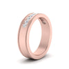 Load image into Gallery viewer, flat-milgrain-mens-diamond-wedding-band-in-rose-gold-FD10390BANGLE2-NL-RG