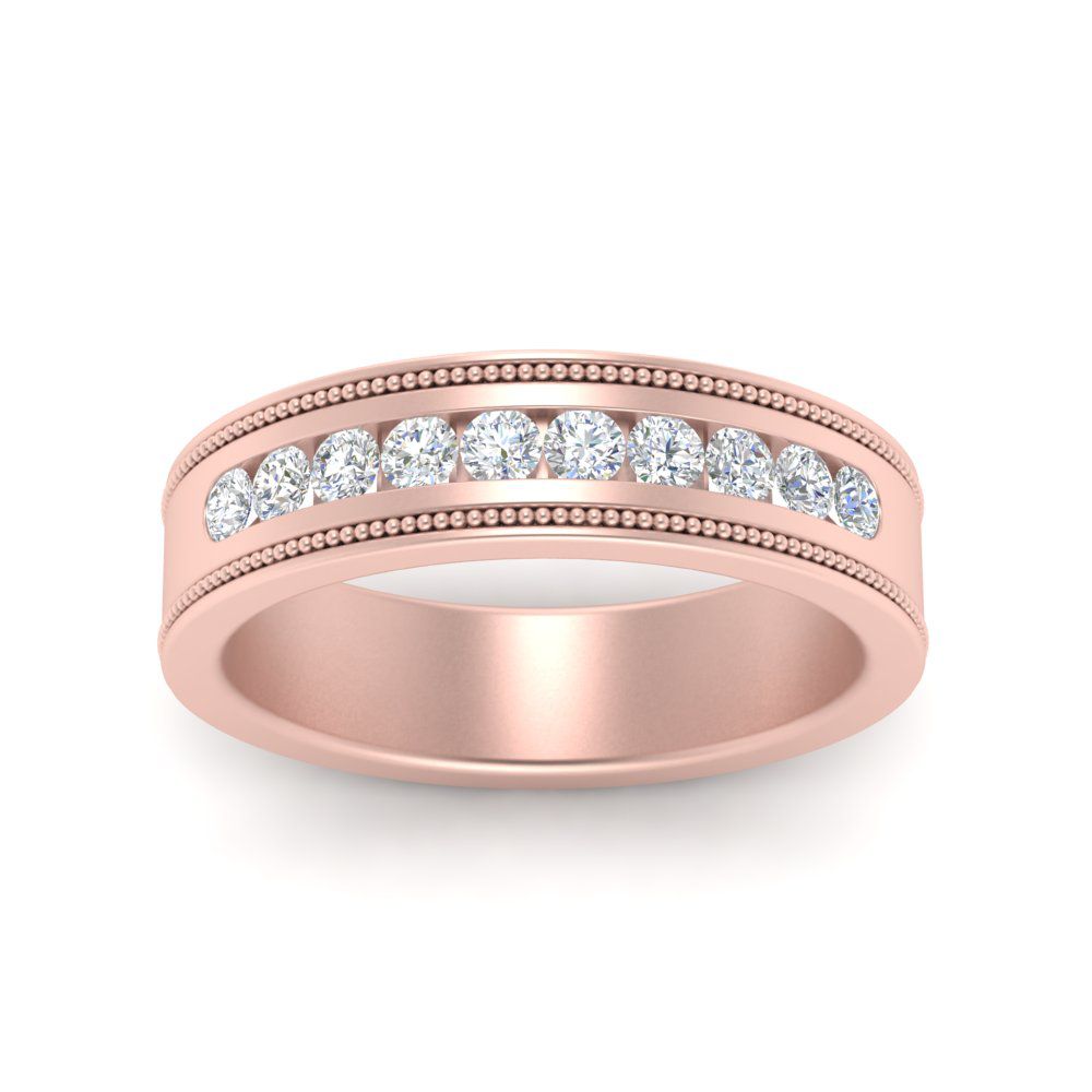 flat-milgrain-mens-diamond-wedding-band-in-rose-gold-FD10390BANGLE5-NL-RG