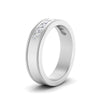 Load image into Gallery viewer, flat-milgrain-mens-diamond-wedding-band-in-white-gold-FD10390BANGLE2-NL-WG