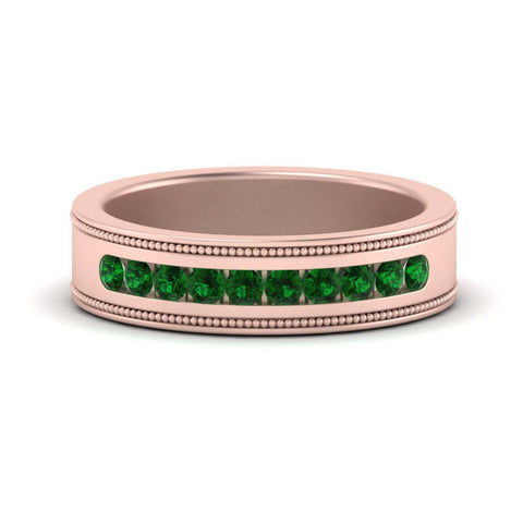 flat-milgrain-mens-emerald-wedding-band-in-rose-gold-FD10390BGEMGR-NL-RG