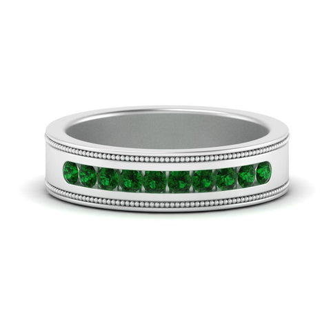flat-milgrain-mens-emerald-wedding-band-in-white-gold-FD10390BGEMGR-NL-WG