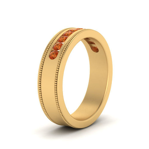 flat-milgrain-mens-orange-sapphire-wedding-band-in-yellow-gold-FD10390BGSAORANGLE2-NL-YG