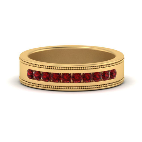 flat-milgrain-mens-ruby-wedding-band-in-yellow-gold-FD10390BGRUDR-NL-YG