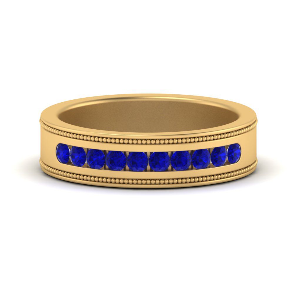 flat-milgrain-mens-sapphire-wedding-band-in-yellow-gold-FD10390BGSABL-NL-YG