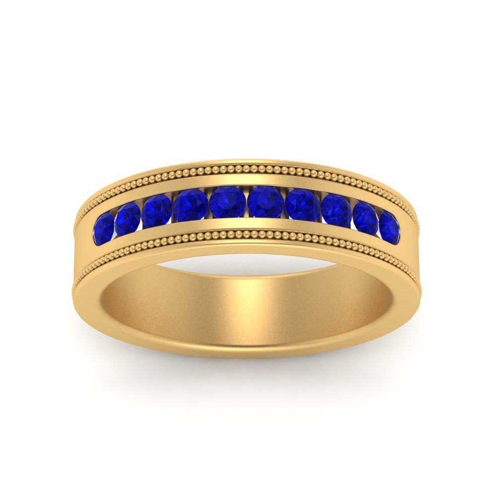 flat-milgrain-mens-sapphire-wedding-band-in-yellow-gold-FD10390BGSABLANGLE5-NL-YG