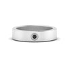 Load image into Gallery viewer, Flat Single Stone Mens Band Engraved