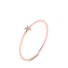 Load image into Gallery viewer, womens-thin-rose-gold-star-ring-FD9433GWHAND-RG.jpg