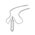 Load image into Gallery viewer, floating-black-diamond-hexagon-pendant-necklace-in-FDPD10420GBLACK-NL-WG
