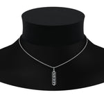 Load image into Gallery viewer, floating-black-diamond-hexagon-pendant-necklace-in-FDPD10420GBLACK-NL-WG
