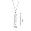 Load image into Gallery viewer, floating-diamond-hexagon-pendant-necklace-in-FDPD10420-NL-RG