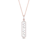 Load image into Gallery viewer, floating-diamond-hexagon-pendant-necklace-in-FDPD10420-NL-RG

