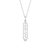Load image into Gallery viewer, floating-diamond-hexagon-pendant-necklace-in-FDPD10420-NL-WG