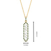 Load image into Gallery viewer, floating-emerald-hexagon-pendant-necklace-in-FDPD10420GEMGR-NL-YG