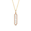 Load image into Gallery viewer, floating-orange-sapphire-hexagon-pendant-necklace-in-FDPD10420GSAOR-NL-YG