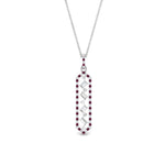 Load image into Gallery viewer, floating-pink-sapphire-hexagon-pendant-necklace-in-FDPD10420GSADRPI-NL-WG
