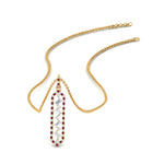 Load image into Gallery viewer, floating-pink-sapphire-hexagon-pendant-necklace-in-FDPD10420GSADRPI-NL-YG
