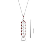 Load image into Gallery viewer, floating-ruby-hexagon-pendant-necklace-in-FDPD10420GRUDR-NL-WG
