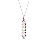 Load image into Gallery viewer, floating-ruby-hexagon-pendant-necklace-in-FDPD10420GRUDR-NL-WG
