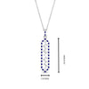 Load image into Gallery viewer, floating-sapphire-hexagon-pendant-necklace-in-FDPD10420GSABL-NL-WG