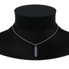 Load image into Gallery viewer, floating-sapphire-hexagon-pendant-necklace-in-FDPD10420GSABL-NL-WG