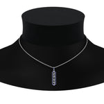Load image into Gallery viewer, floating-sapphire-hexagon-pendant-necklace-in-FDPD10420GSABL-NL-WG
