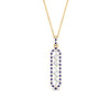 Load image into Gallery viewer, floating-sapphire-hexagon-pendant-necklace-in-FDPD10420GSABL-NL-YG