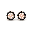 Load image into Gallery viewer, floral-black-dimaond-earrings-jacket-for-3-carat-stud-in-rose-gold-fdear11307gblackangle1-0-65ct-nl-rg.jpg