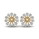 Load image into Gallery viewer, floral-diamond-earring-jackets-for-studs-in-yellow-gold-FDEAR893ANGLE1-NL-YG.jpg
