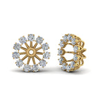 Load image into Gallery viewer, floral-diamond-earring-jackets-for-studs-in-yellow-gold-FDEAR893ANGLE1-NL-YG.jpg
