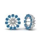Load image into Gallery viewer, floral-diamond-earring-jackets-for-studs-with-blue-topaz-in-white-gold-FDEAR893GICBLTOANGLE1-NL-WG.jpg
