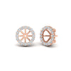 Load image into Gallery viewer, floral-diamond-earrings-jacket-for-3-carat-stud-in-rose-gold-fdear11307angle1-0-65ct-nl-rg.jpg