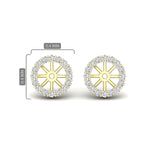 Load image into Gallery viewer, floral-diamond-earrings-jacket-for-3-carat-stud-in-yellow-gold-fdear11307angle1-0-65ct-nl-yg.jpg