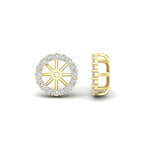 Load image into Gallery viewer, floral-diamond-earrings-jacket-for-3-carat-stud-in-yellow-gold-fdear11307angle1-0-65ct-nl-yg.jpg