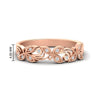 Load image into Gallery viewer, floral-diamond-wedding-anniversary-band-in-rose-gold-FD11261BANGLE3-NL-RG.jpg