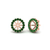 Load image into Gallery viewer, floral-emerald-earrings-jacket-for-3-carat-stud-in-rose-gold-fdear11307gemgrangle1-0-65ct-nl-rg.jpg
