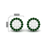 Load image into Gallery viewer, floral-emerald-earrings-jacket-for-3-carat-stud-in-white-gold-fdear11307gemgrangle1-0-65ct-nl-wg.jpg