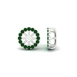 Load image into Gallery viewer, floral-emerald-earrings-jacket-for-3-carat-stud-in-white-gold-fdear11307gemgrangle1-0-65ct-nl-wg.jpg