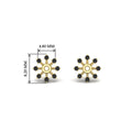 Thumbnail 107 - floral-halo-black-diamond-earring-jackets-for-1-carat-studs-in-yellow-gold-fdear894gblackangle2-1.00ct-nl-yg-hw?v=1762512696