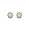 Load image into Gallery viewer, floral-halo-black-diamond-earring-jackets-for-1-carat-studs-in-yellow-gold-fdear894gblackangle2-1.00ct-nl-yg?v=1762512696